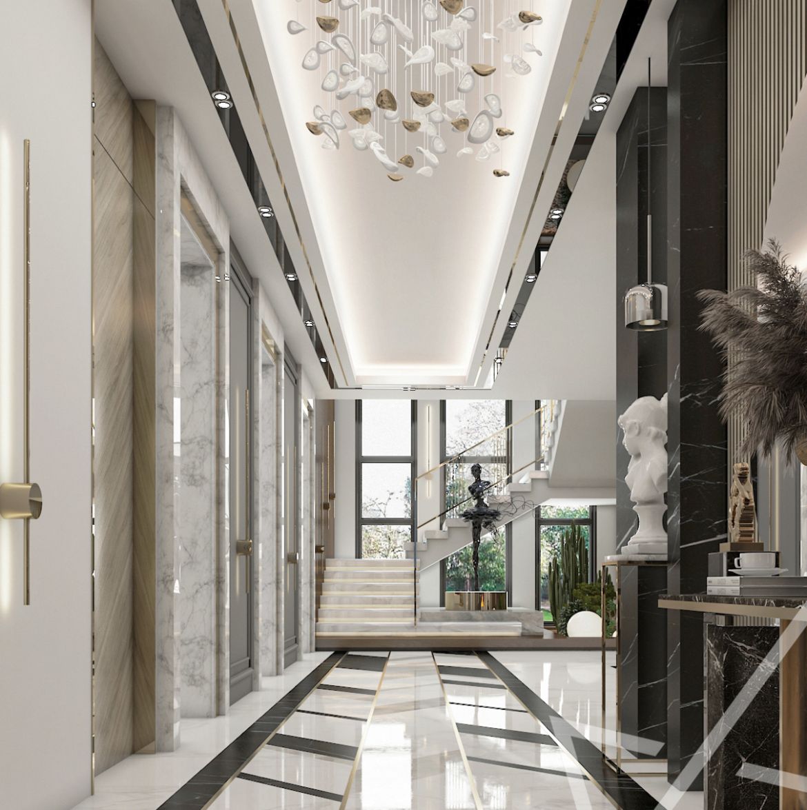 Dəhliz və Balkon - 38 Palladiumg Group