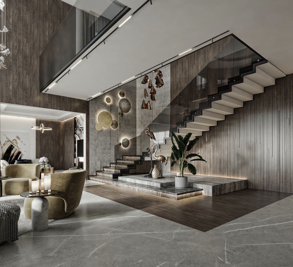 Dəhliz və Balkon - 44 Palladiumg Group